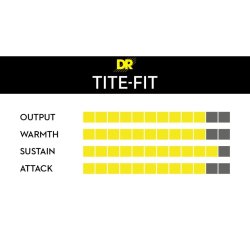DR Strings MT-10 Tite-fit electric-guitar-strings, 010-046